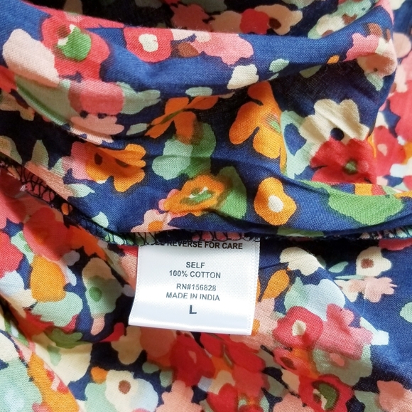 Floral Cut-Out Front Midi Dress - Picture 12 of 16